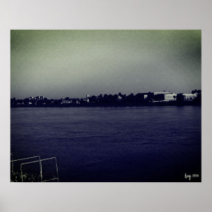 Oude Irak Bagdad forat rivier Poster