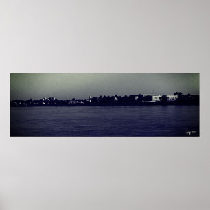 Oude Irak Bagdad forat rivier Poster