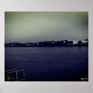 Oude Irak Bagdad forat rivier Poster