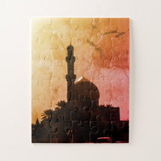 Oude Irak Bagdad moskee taxi's Legpuzzel