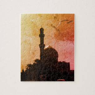 Oude Irak Bagdad moskee taxi's Legpuzzel