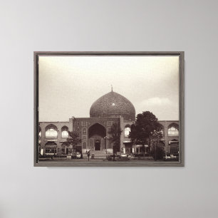 Oude Iran Isfahan sjah moskee Canvas Afdruk
