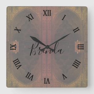 Oude Iran Isfahan vrijdagmoskee Vierkante Klok