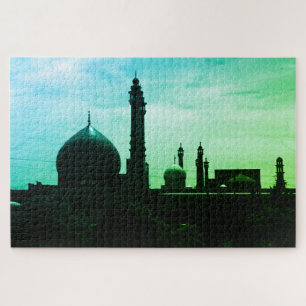 Oude Iran Qom-moskee van Fatima Legpuzzel