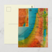 Oude Israëlische ansichtkaart Briefkaart (Voorkant / Achterkant)