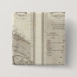 Oude Italië, Palestina Vierkante Button 5,1 Cm