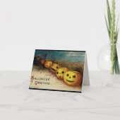 Oude Jack O Lanterns Halloween Groeten Kaart (Voorkant)