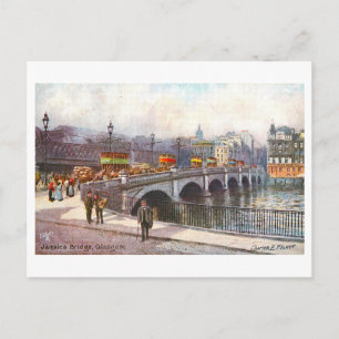 Oude Jamaica Bridge, Glasgow, Schotland Briefkaart