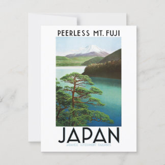 Oude Japanse ansichtkaart Mt. Fuji Briefkaart