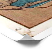 Oude Japanse brug Ukiyo-e Poster (Hoek)