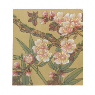 Oude Japanse Kersenbloesem Aziatische Bloemen Notitieblok