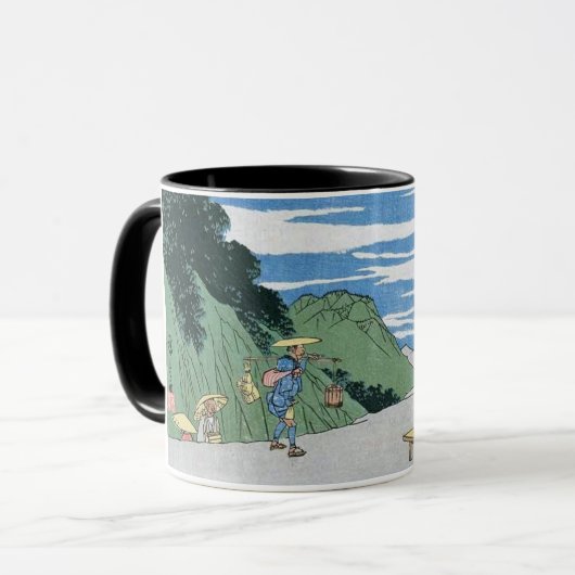  oude Japanse kunst Mok (Voorkant links)