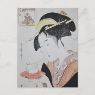 Oude Japanse schilderijen ongeveer 1796 Briefkaart