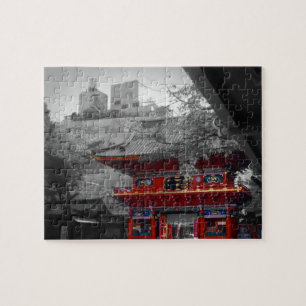 Oude Japanse tempel Legpuzzel