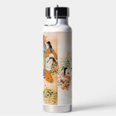 Oude Japanse Textiel Waterfles (Rechts)