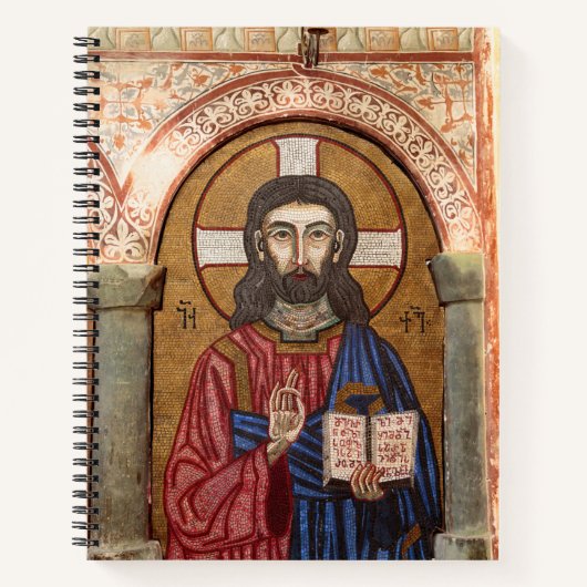 Oude Jezus Mozaïek Notitieboek (Voorkant)