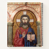 Oude Jezus Mozaïek Notitieboek (Achterkant)