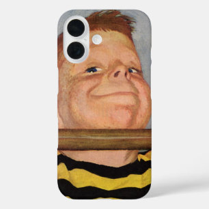 Oude Jongen Doet Chin Ups, Fitness en Oefening iPhone 16 Hoesje