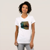 Oude kaart van Arizona T-shirt (Voorkant volledig)