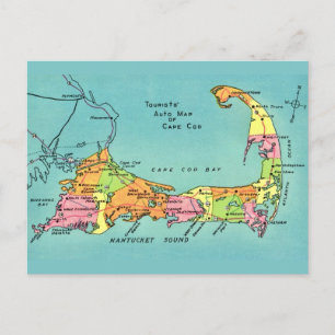 Oude Kaart van Cape Cod