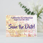 Oude kaart van Charleston, SC (Staand voorkant)