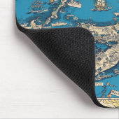  Oude Kaart van de Bermudaeilanden Muismat (Hoek)