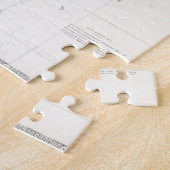 Oude kaart van de Palestijnse staat uit 1852 Legpuzzel (Zijkant)