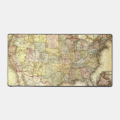 Oude kaart van de VS Bureaumat (Voorkant)