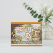 Oude kaart van Florida (Staand voorkant)