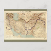 Oude kaart van Iran en Afghanistan in het Japans ( (Voorkant)