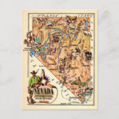 Oude kaart van Nevada (Voorkant)