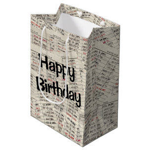 Oude Kaarten van de Bibliotheek voor Dagen Medium Cadeauzakje