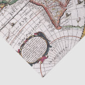 Oude kaartpatroon tissuepapier (Detail)