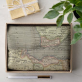 Oude Kaartserie 1 Ontwerp 13 Tissuepapier (Geschenk)