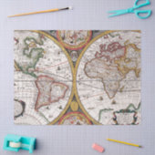 Oude Kaartserie 1 Ontwerp 9 Tissuepapier (Craft)