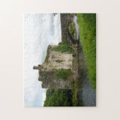 Oude kasteelpuzzel legpuzzel (Verticaal)