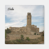 Oude Kathedraal van Lleida Magneet (Voorkant)