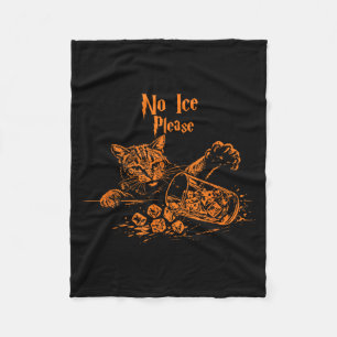 Oude katten humor ijs grappige kat meme mannen vro fleece deken