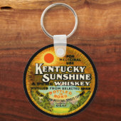 Oude Kentucky-whiskeylabel Sleutelhanger (Voorkant)
