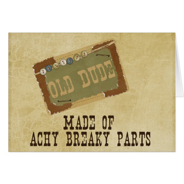 Oude kerel (Voorkant Horizontaal)