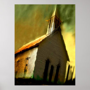 oude kerk - Gepersonaliseerd Poster