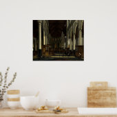 Oude Kerk - Poster d'Art fin Emanuel de Witte (Cuisine)