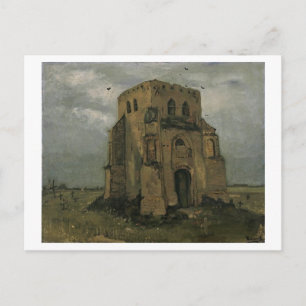 Oude kerktoren Nuenen Van Gogh Fine Art Briefkaart