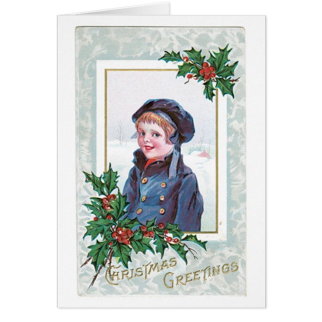 Oude kerst, jongen (Voorkant)