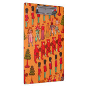 Oude Kerst Parade 1907 Puck Magazine Klembord (Rechts)