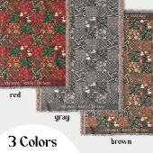 Oude Kerst Patchwork Dekbed Familienaam Deken