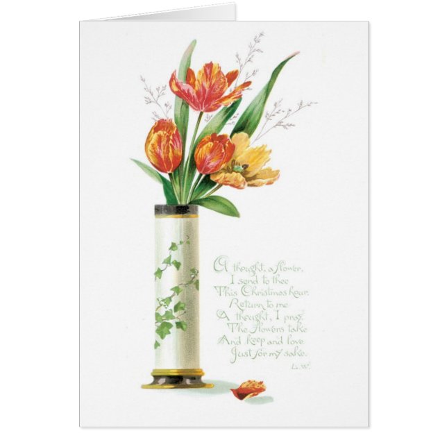 Oude kerst, Tulpen (Voorkant)