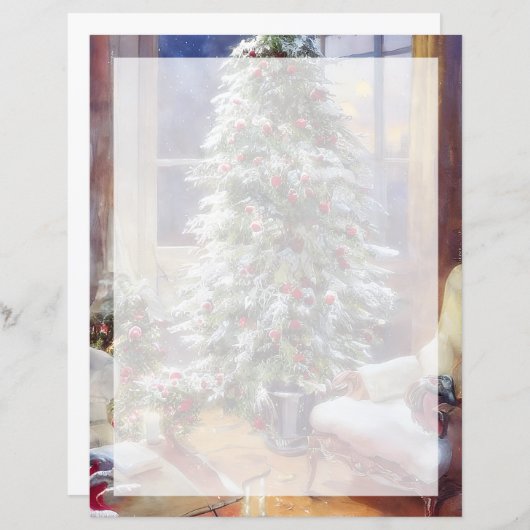 Oude kerstboom (Voorkant / Achterkant)