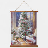 Oude kerstboom hangend wandkleed (Voorkant)