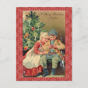 Oude Kerstkaart Feestdagenkaart